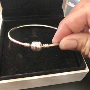 Pandora Bangle add-a-bead bracelet 925 Sterling